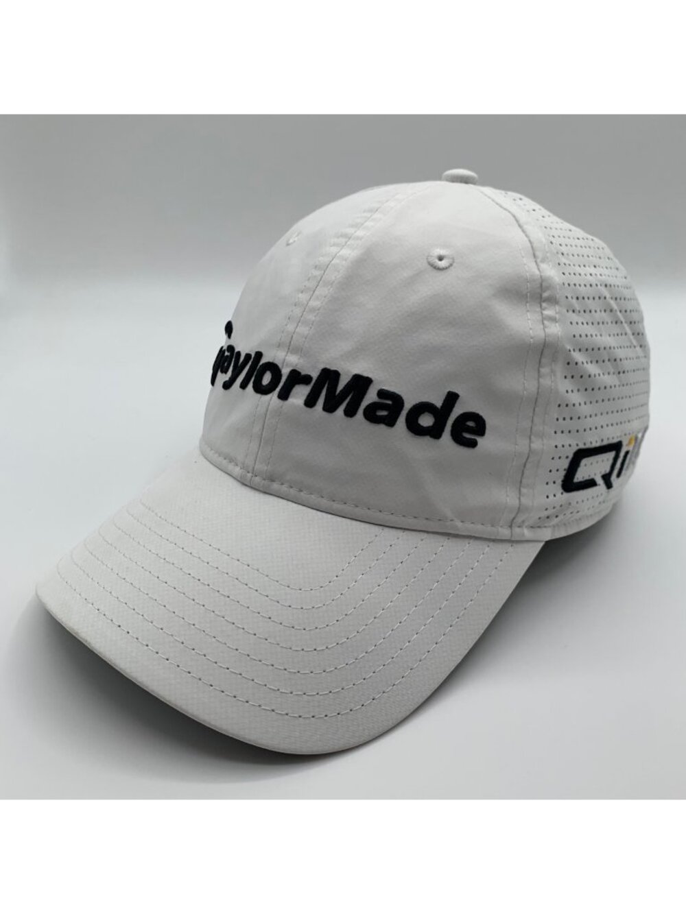 TaylorMade Qi10 Unisex White Athletix Relaxed Fit Strapback Hat